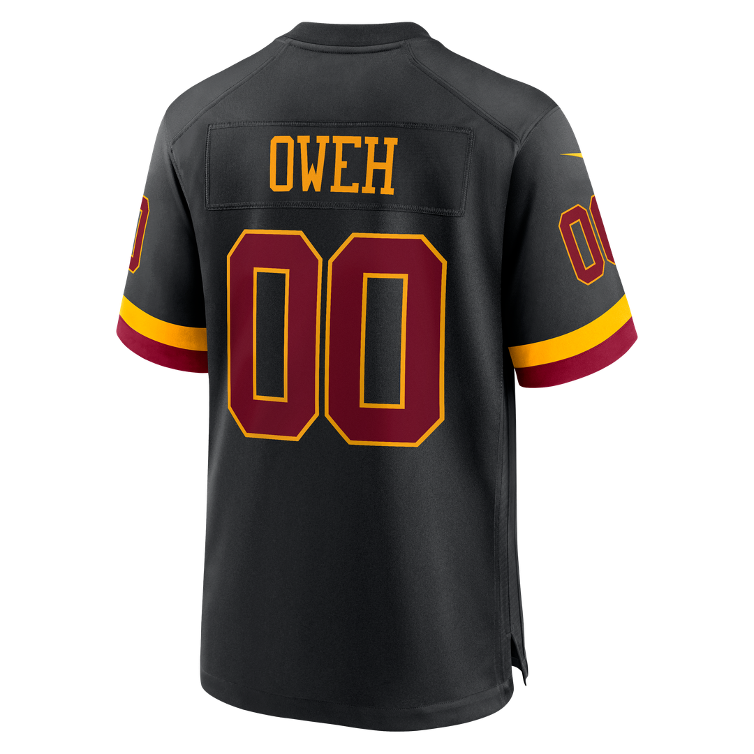 Men's Washington Commanders Odafe Oweh Nike Black Hail product image 6