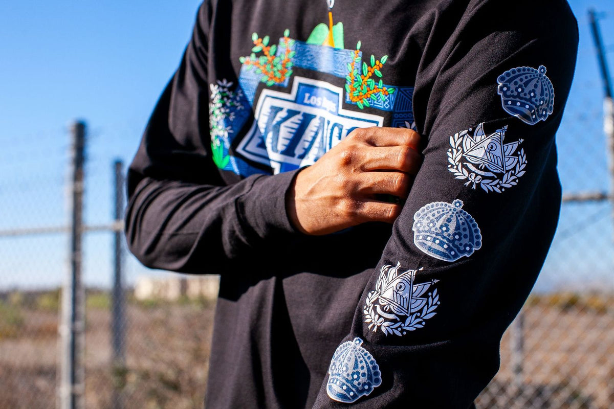 KINGS X SALVADORIAN HERITAGE NIGHT LONG SLEEVE T-Shirt product image 3, provided for visual reference and product detail
