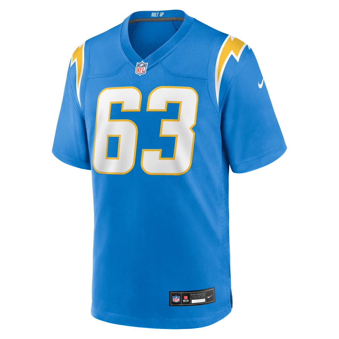Men's Los Angeles Chargers Tyler Biadasz Nike Powder Blue product image 2