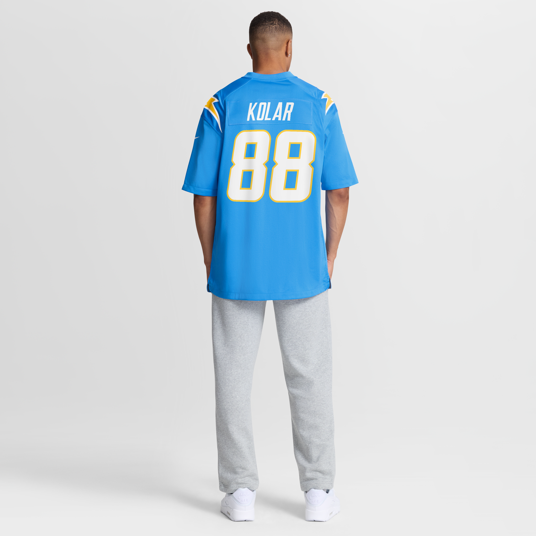 Men's Los Angeles Chargers Charlie Kolar Nike Powder Blue product image 4