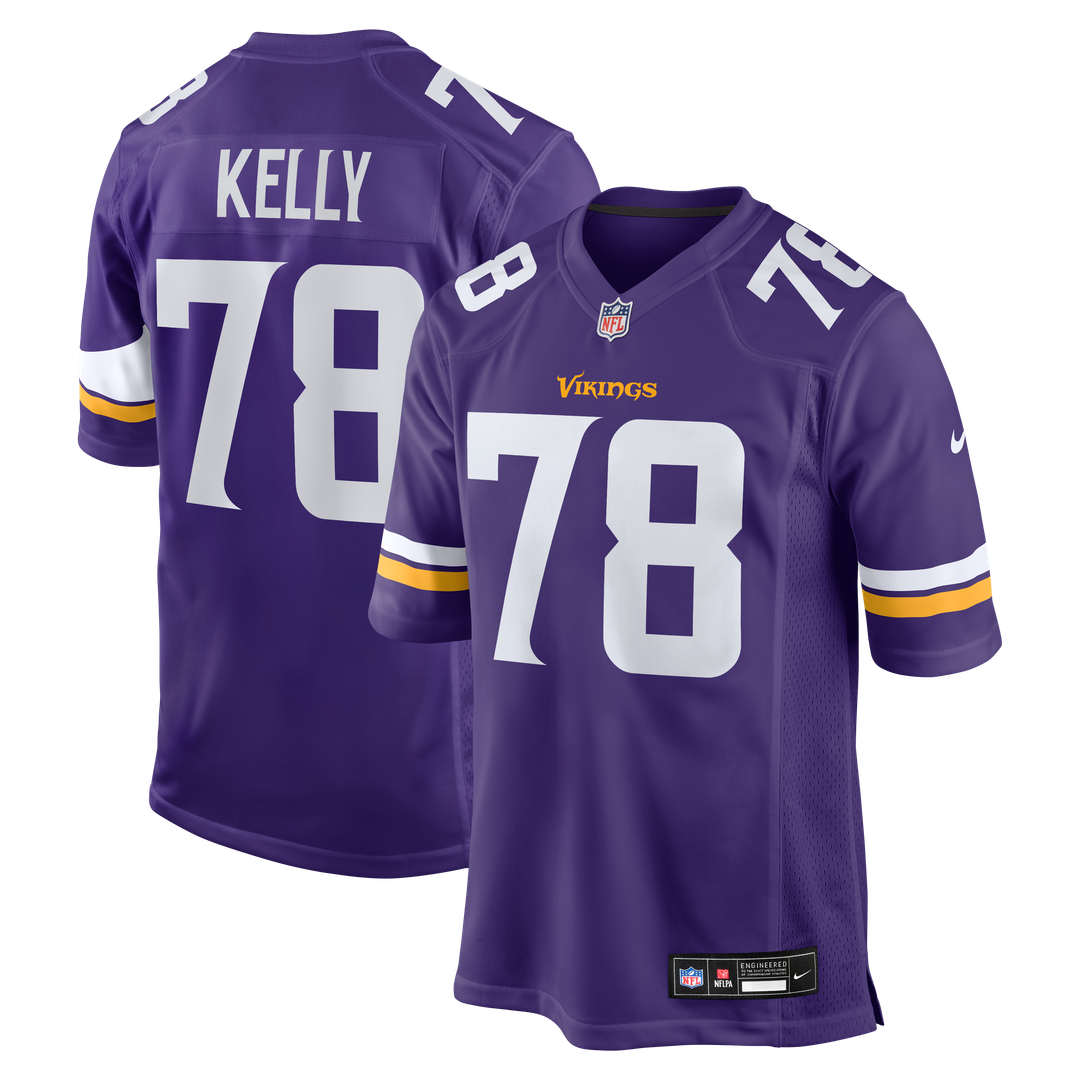Men's Minnesota Vikings Ryan Kelly Nike Purple Team Game product image 1