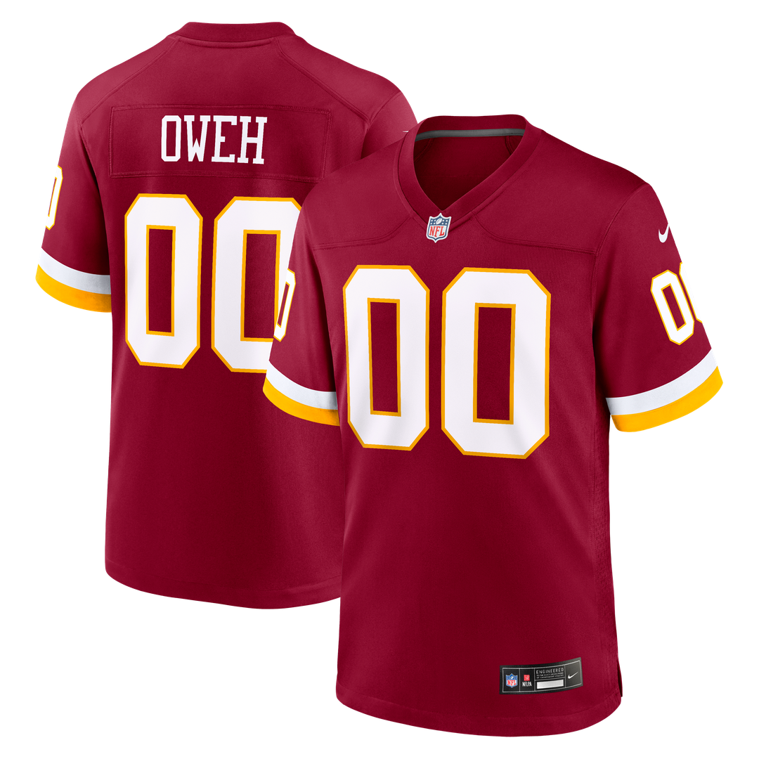 Men's Washington Commanders Odafe Oweh Nike Black Hail product image 7