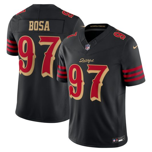 Men's San Francisco 49ers Nick Bosa Nike Black Rivalries product image 1