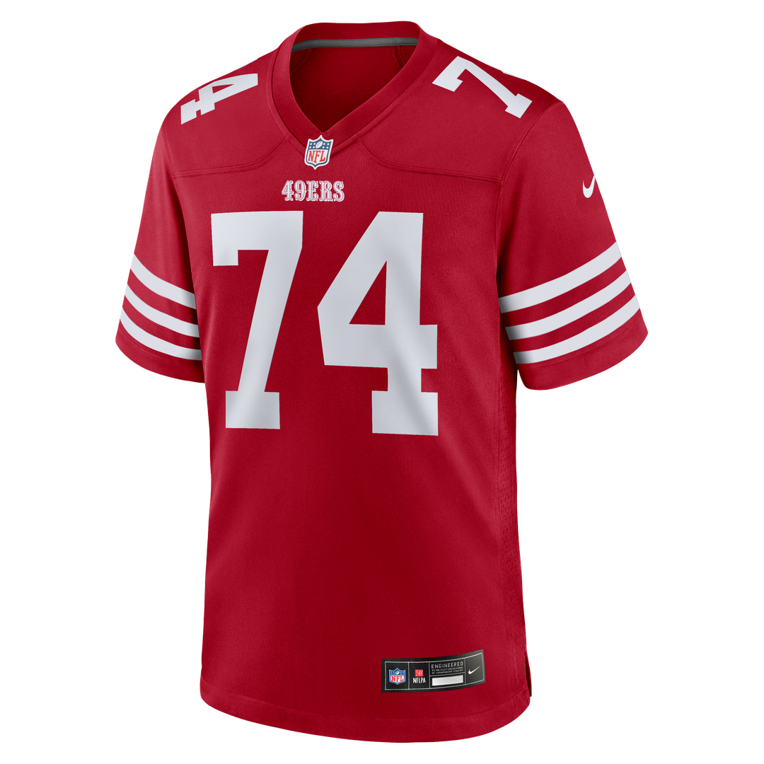 Men's San Francisco 49ers Brett Toth Nike Scarlet Team Game product image 2