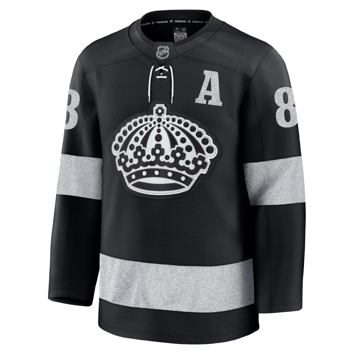Drew Doughty Los Angeles Kings Fanatics Alternate Premium Jersey product image 2, provided for visual reference and product