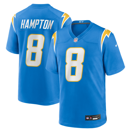 Men's Los Angeles Chargers Omarion Hampton Nike Powder Blue product image 1