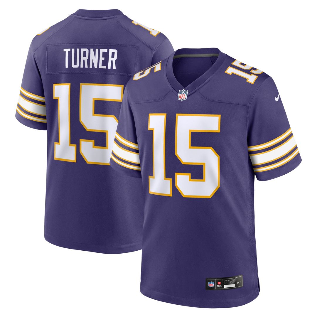 Men's Minnesota Vikings Dallas Turner Nike Purple Alternate product image 1