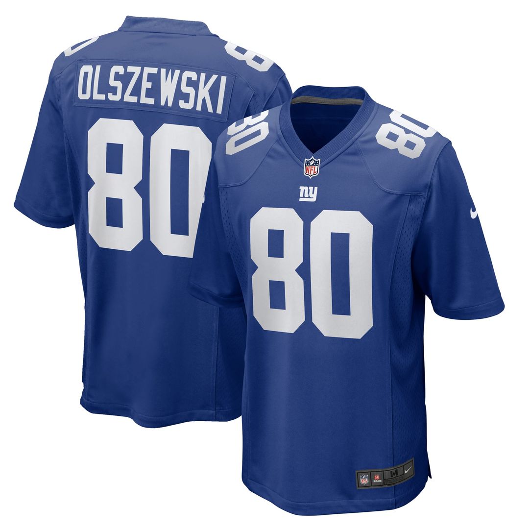 Men's New York Giants Gunner Olszewski Nike Royal Team Game product image 1