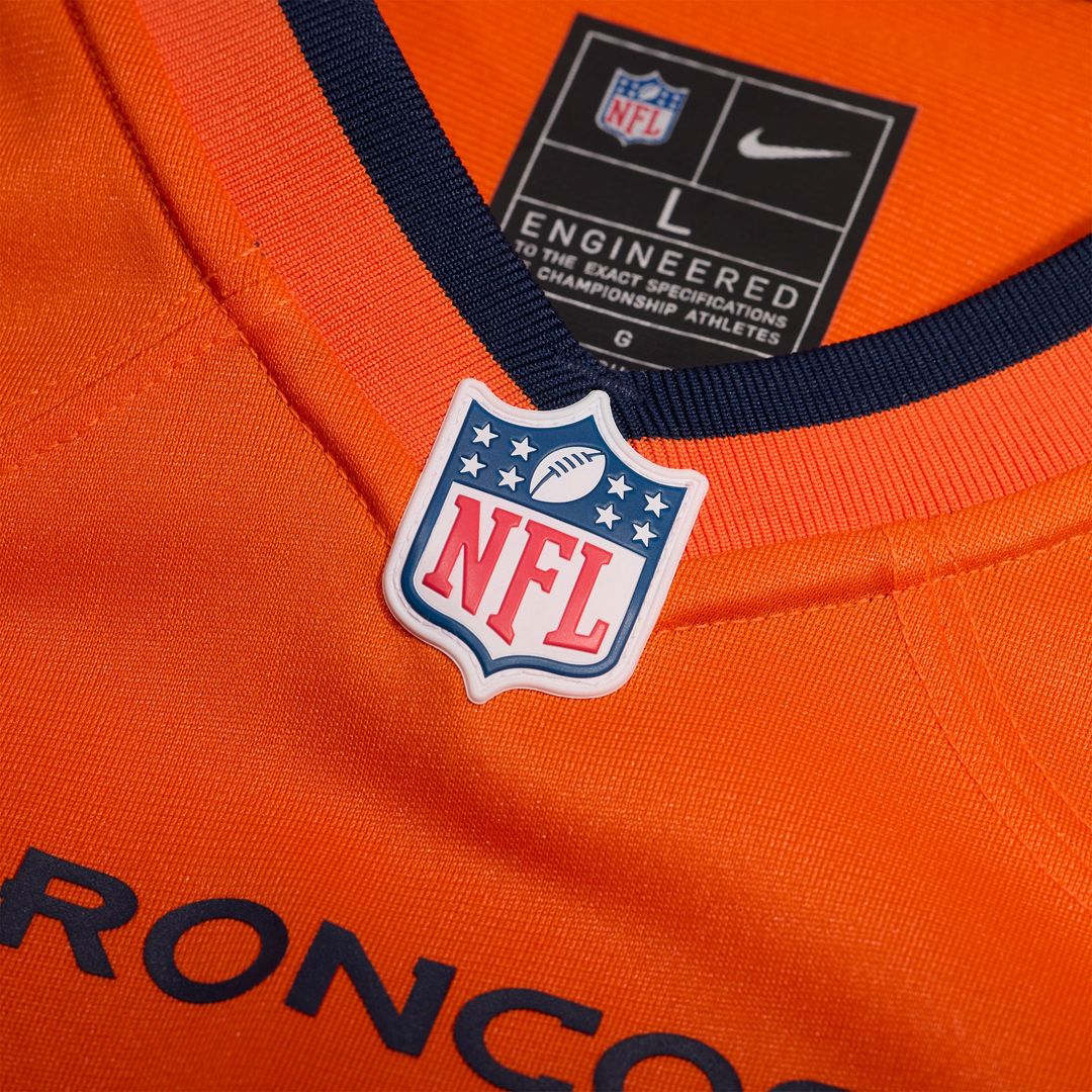 Men's Denver Broncos Jahdae Barron Nike Orange Team Game product image 4