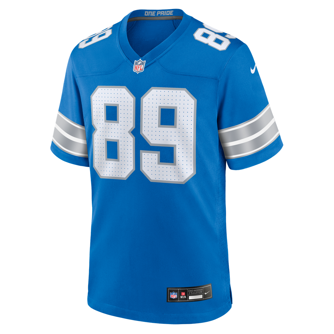 Men's Detroit Lions Brock Wright Nike Blue Team Game Jersey product image 2