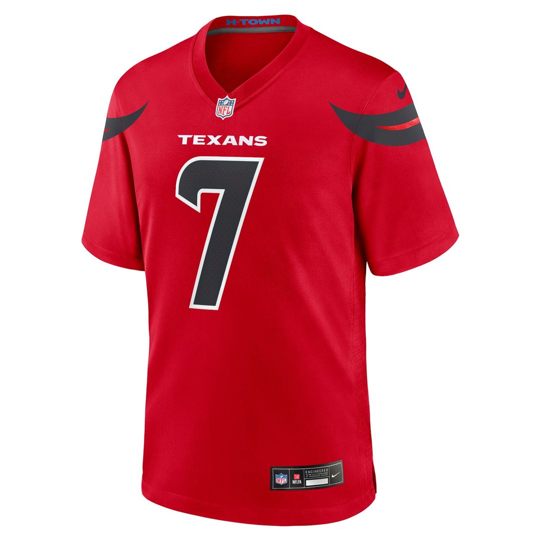 Men's Houston Texans C.J. Stroud Nike Red Alternate Game product image 2