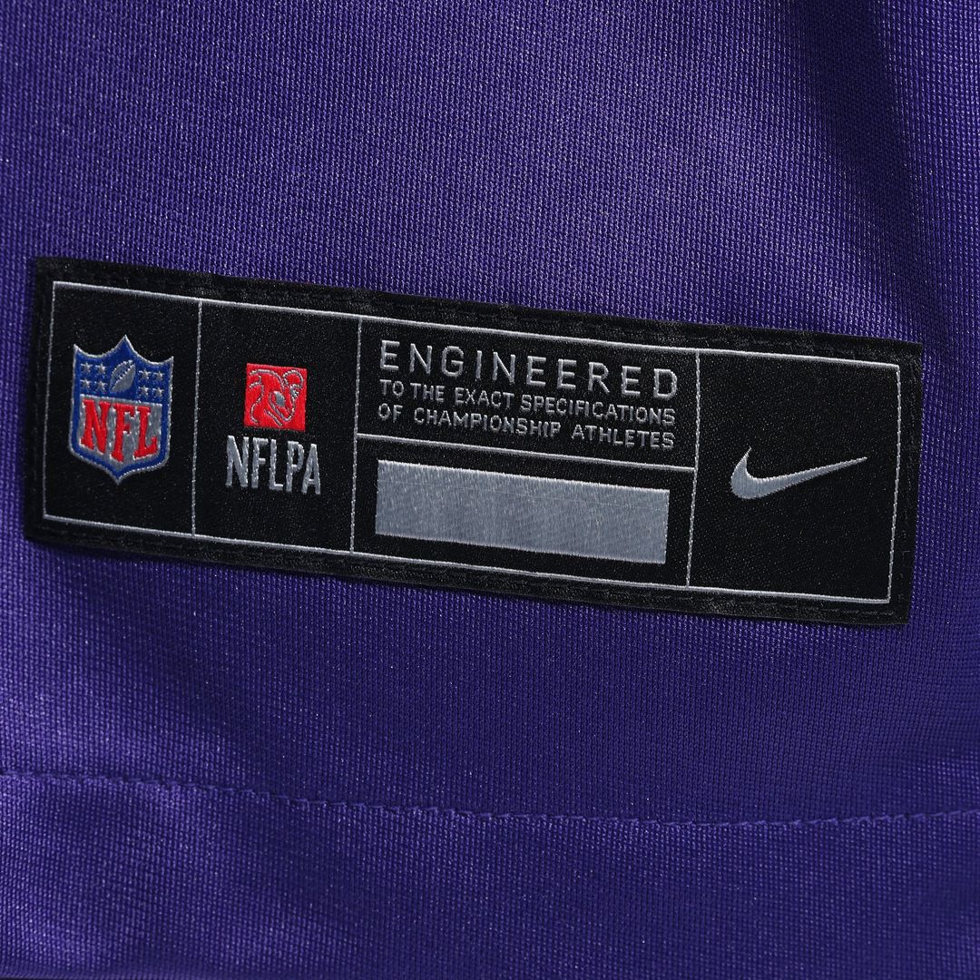 Men's Minnesota Vikings Dallas Turner Nike Purple Alternate product image 6