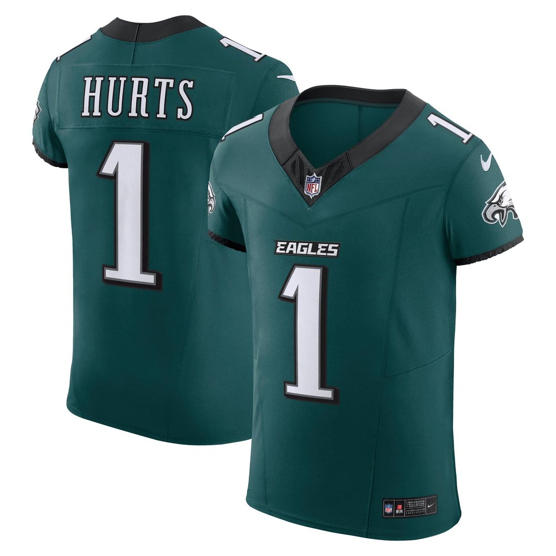Men's Philadelphia Eagles Jalen Hurts Nike Midnight Green product image 4