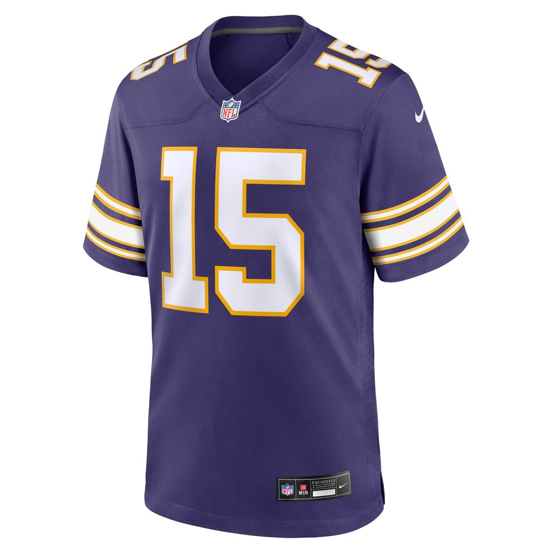 Men's Minnesota Vikings Dallas Turner Nike Purple Alternate product image 8
