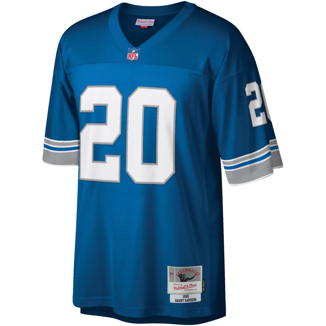 Men's Detroit Lions Barry Sanders Mitchell & Ness Blue product image 2