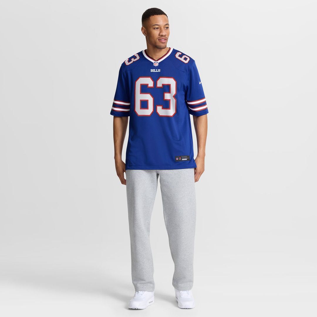 Men's Buffalo Bills Austin Corbett Nike Royal Team Game product image 4