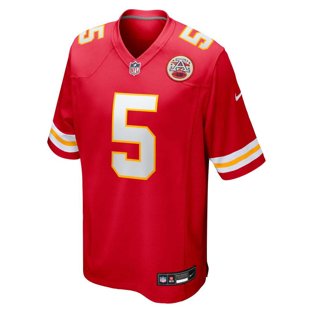 Men's Kansas City Chiefs Mansoor Delane Nike Red Team Game product image 4