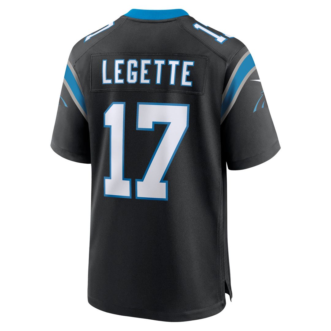 Men's Carolina Panthers Xavier Legette Nike Black Team Game product image 3