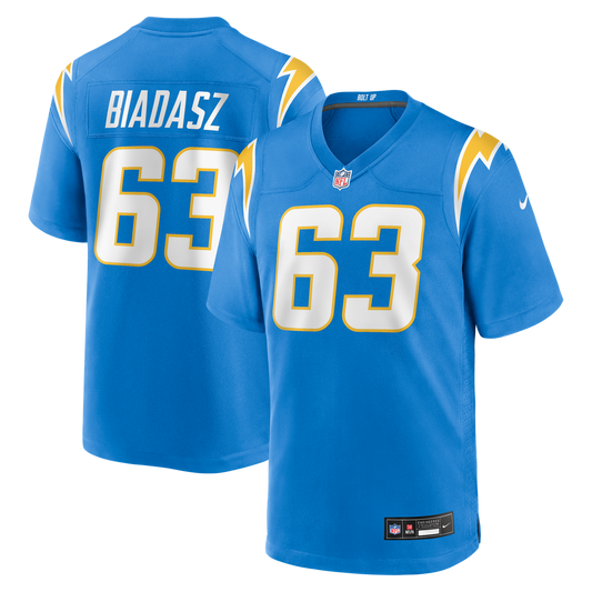 Men's Los Angeles Chargers Tyler Biadasz Nike Powder Blue product image 1