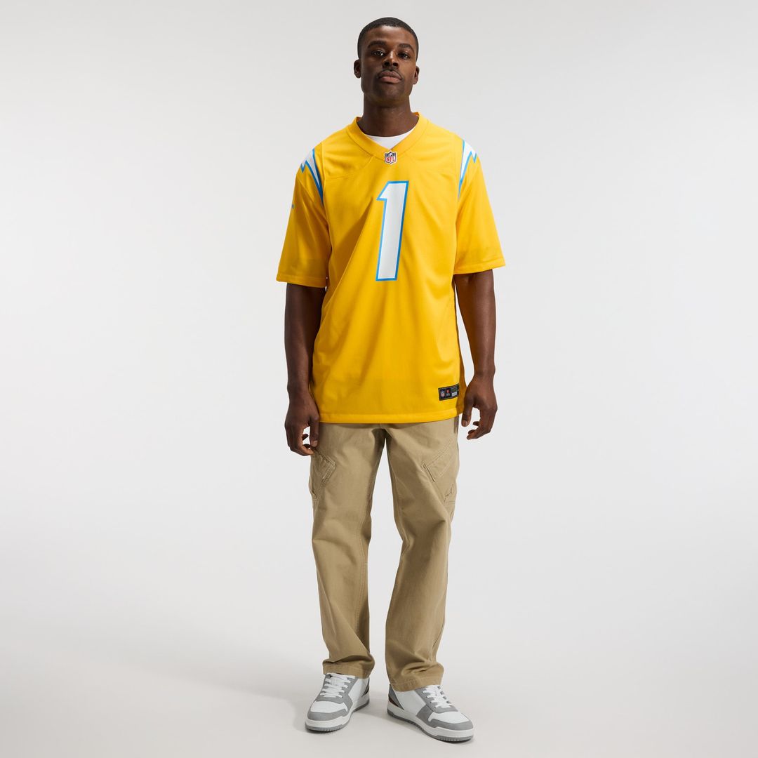 Men's Los Angeles Chargers Quentin Johnston Nike Gold product image 16