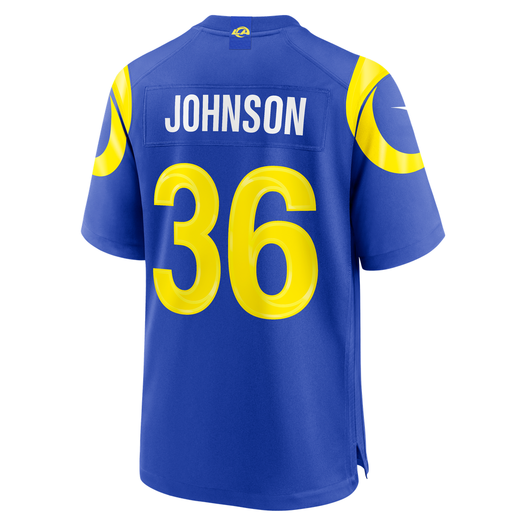 Men's Los Angeles Rams Alex Johnson Nike Royal Team Game product image 3