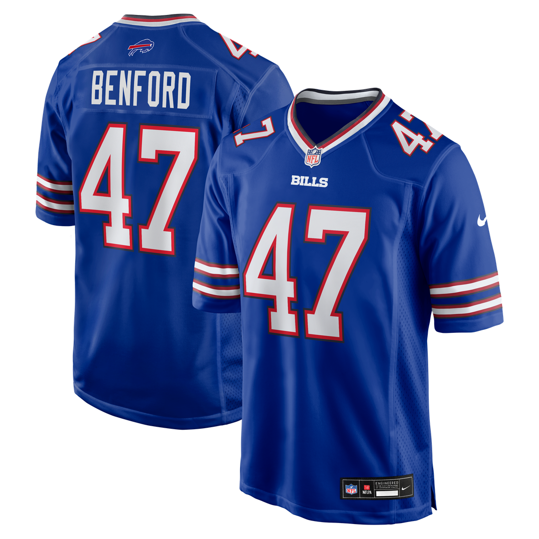Men's Buffalo Bills Christian Benford Nike Royal Game Jersey product image 1