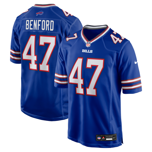 Men's Buffalo Bills Christian Benford Nike Royal Game Jersey product image 1