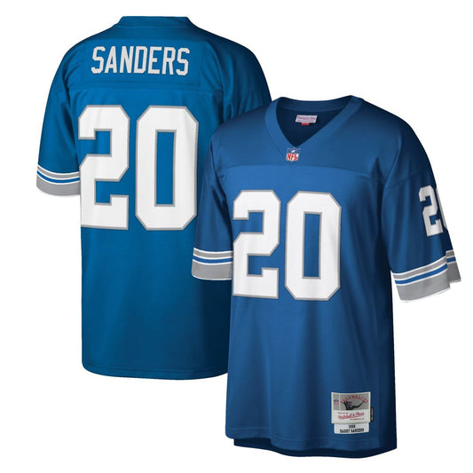 Men's Detroit Lions Barry Sanders Mitchell & Ness Blue product image 1