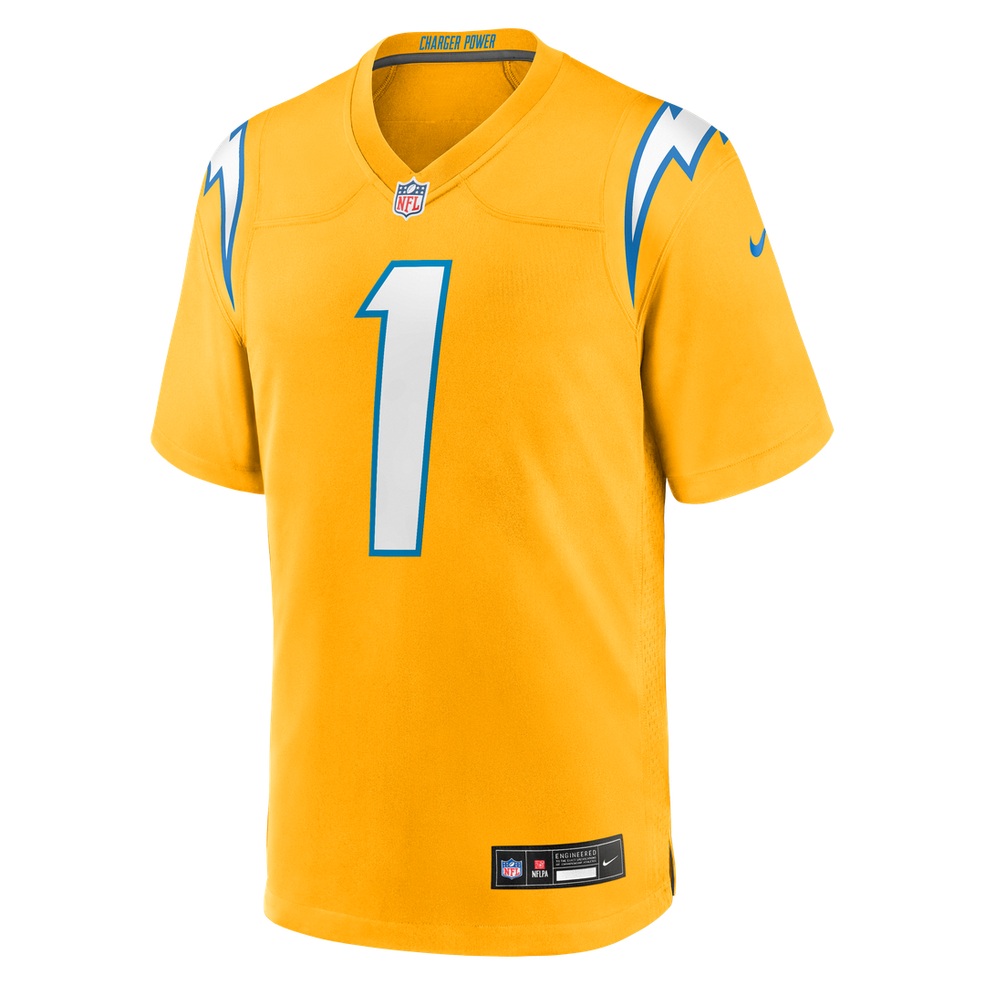 Men's Los Angeles Chargers Quentin Johnston Nike Gold product image 18