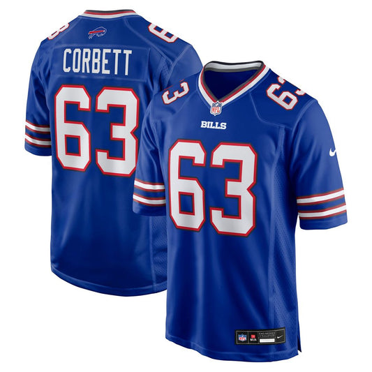 Men's Buffalo Bills Austin Corbett Nike Royal Team Game product image 1