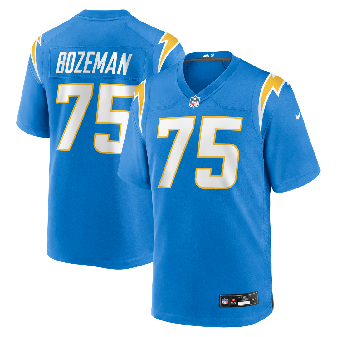 Men's Los Angeles Chargers Bradley Bozeman Nike Powder Blue product image 1