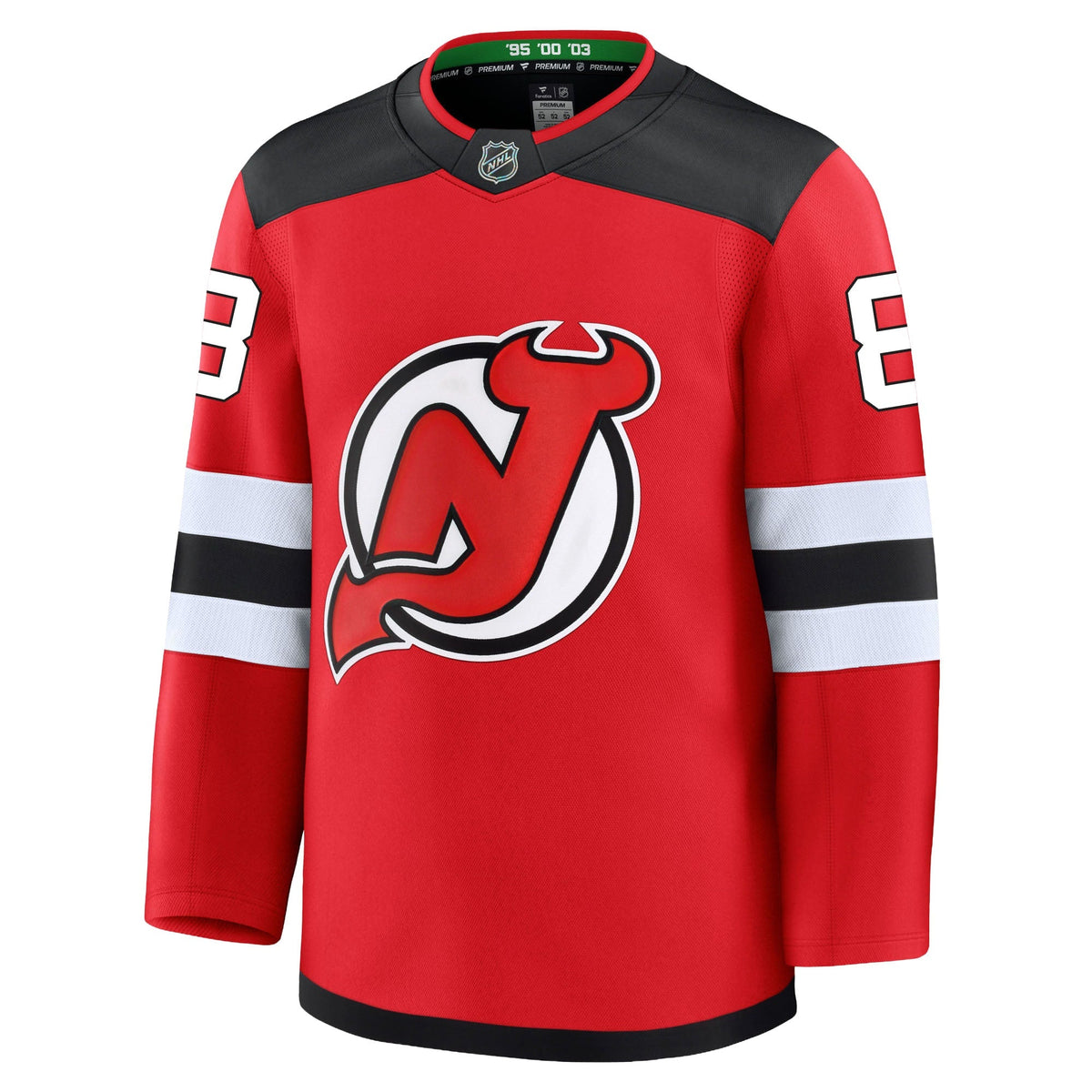 Johnathan Kovacevic New Jersey Devils Fanatics Premium Home Jersey product image 2, provided for visual reference and