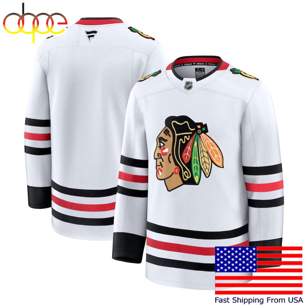 NHL Chicago Blackhawks White Limited Hockey Jersey, Chicago Blackhawks Jersey product image 1, provided for visual reference