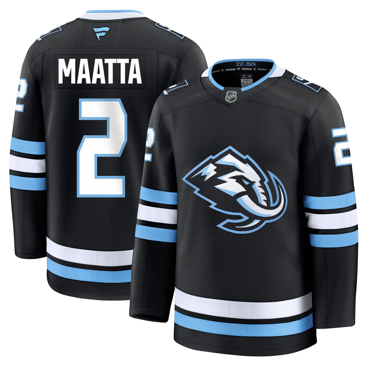 Olli Määttä Utah Mammoth Fanatics Home Premium Jersey product image 3, provided for visual reference and product detail