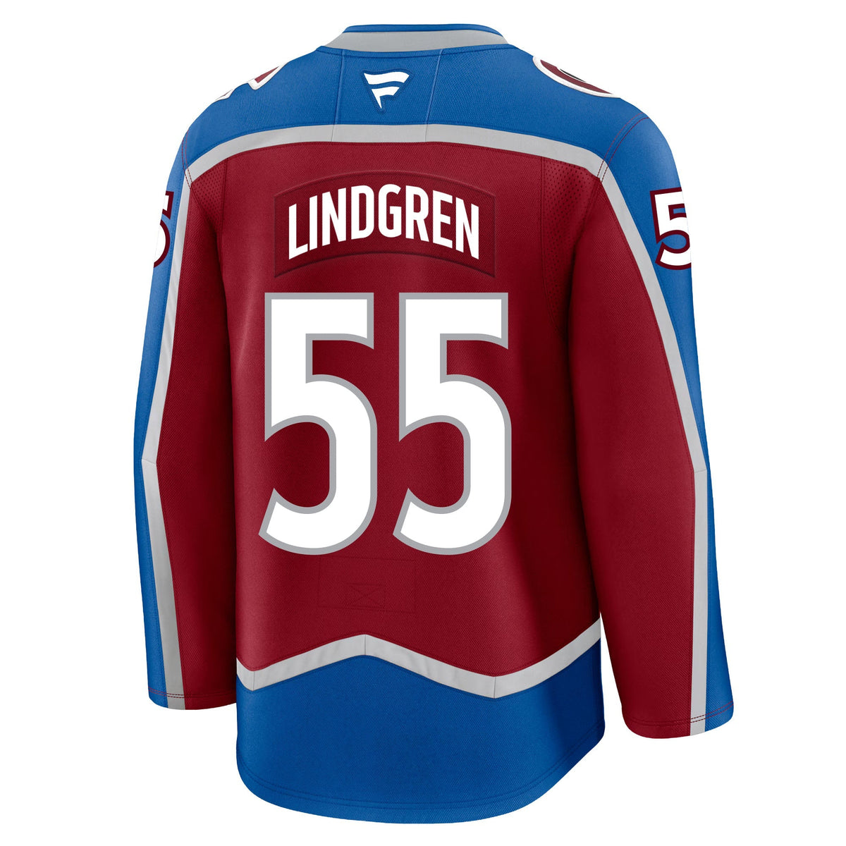 Ryan Lindgren Colorado Avalanche Fanatics Premium Home Jersey product image 1, provided for visual reference and product