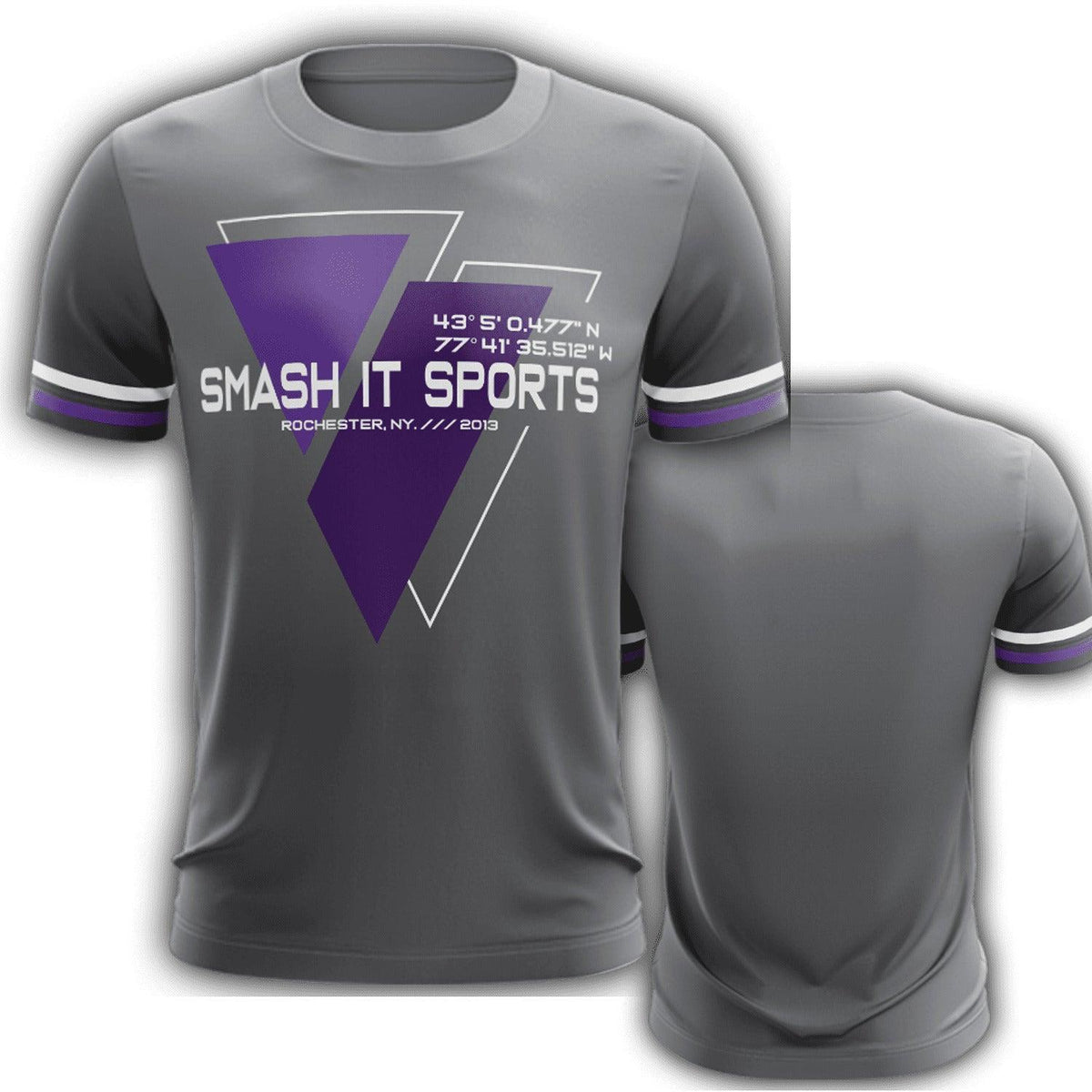 Smash It Sports EVO-Tech™ Short Sleeve Shirt - Coordinates product image 1, provided for visual reference and product detail