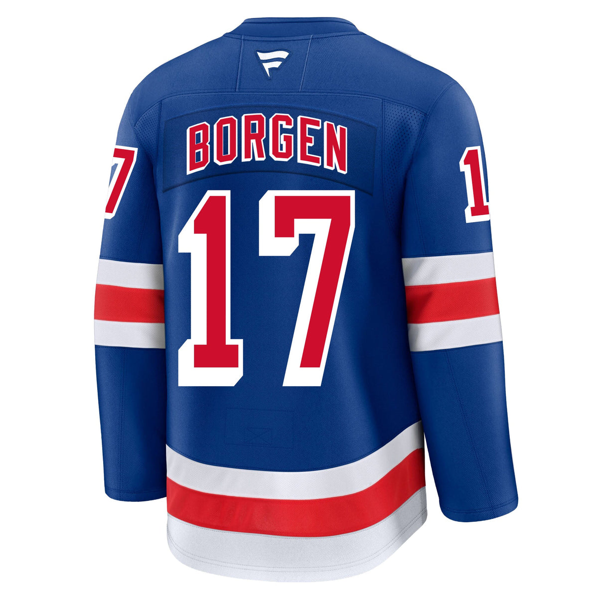 Will Borgen New York Rangers Fanatics Premium Home Jersey product image 1, provided for visual reference and product detail